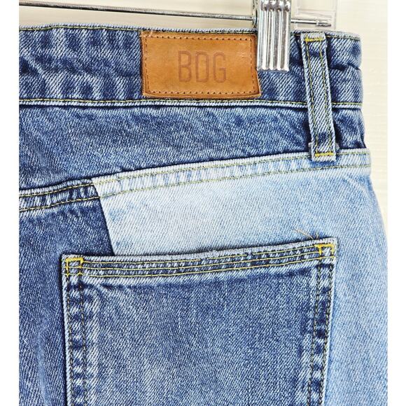 BDG Urban Outfitters Jessye Button Up Boheimian Two Tone Women's Jeans 28 - Picture 4 of 7